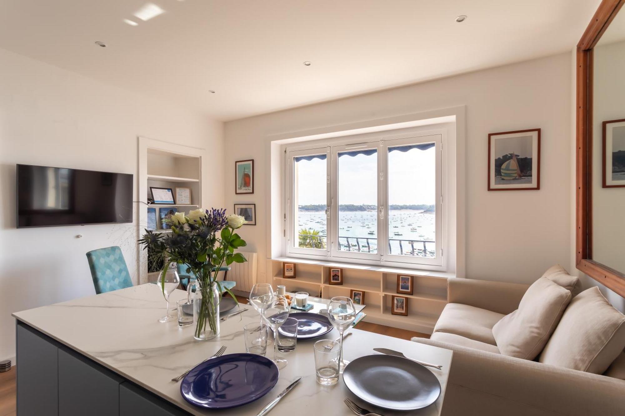 Le Beauvoir 1 - Appt Vue Mer ディナール エクステリア 写真